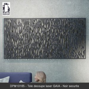 DPM10165 Tole decoupe laser GAIA Noir securite