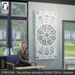 DPM10199 Tole perforee decorative ROSAE EDICA Dampere