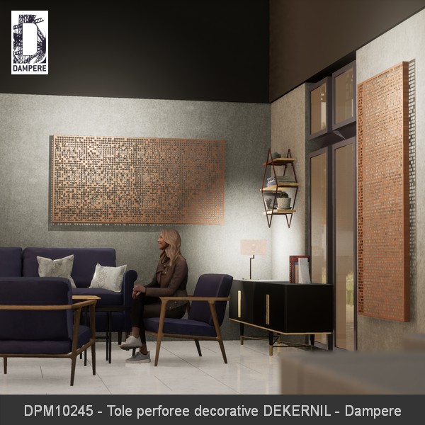 DPM10245 Tole perforee decorative DEKERNIL Dampere