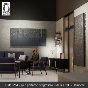 DPM10254 Tole perforee progressive FALBURGE Dampere