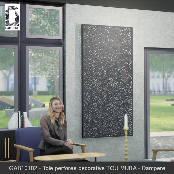 GAB10102 Tole perforee decorative TOU MURA Dampere