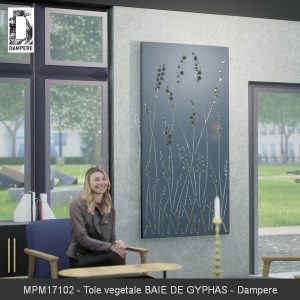 MPM17102 Tole vegetale BAIE DE GYPHAS Dampere