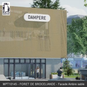 MPT10145 FORET DE BROCELIANDE Facade Ambre sable