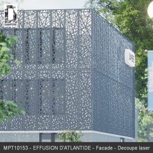 MPT10153 EFFUSION DATLANTIDE Facade Decoupe laser
