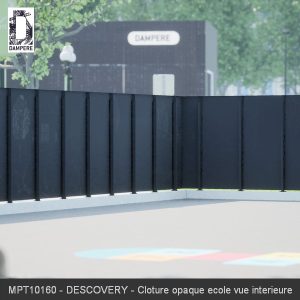 MPT10160 DESCOVERY Cloture opaque ecole vue interieure