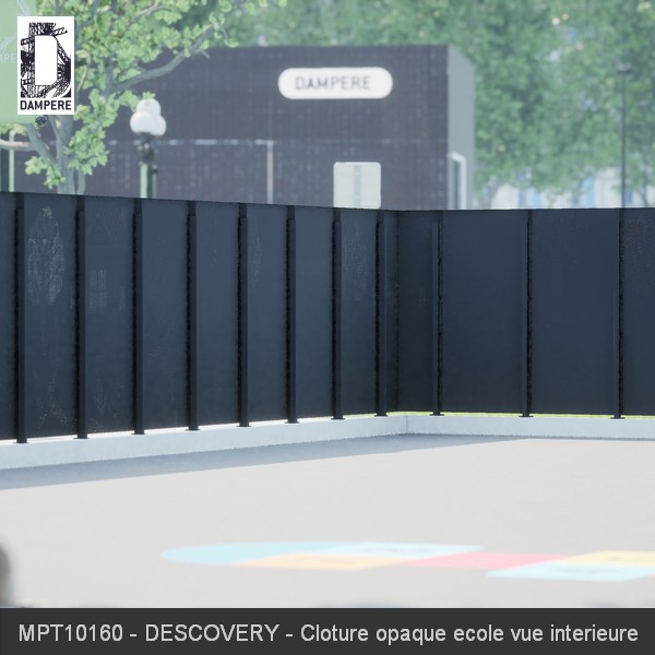 MPT10160 DESCOVERY Cloture opaque ecole vue interieure