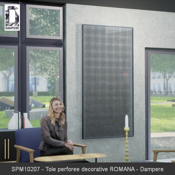 SPM10207 Tole perforee decorative ROMANA Dampere
