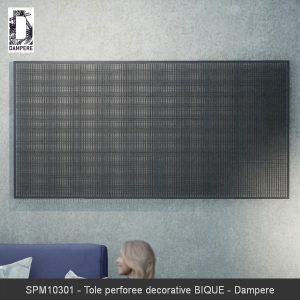 SPM10301 Tole perforee decorative BIQUE Dampere