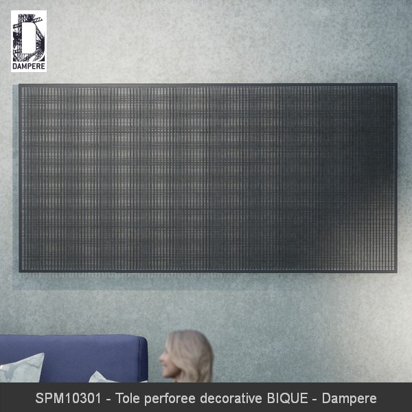 SPM10301 Tole perforee decorative BIQUE Dampere