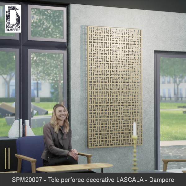 SPM20007 Tole perforee decorative LASCALA Dampere