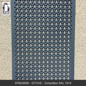 SPM20008 DITCHE Echantillon RAL 7016