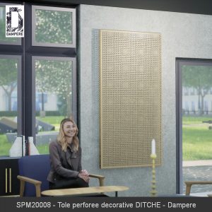 SPM20008 Tole perforee decorative DITCHE Dampere