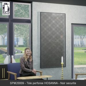 SPM20009 Tole perforee HOSANNA Noir securite