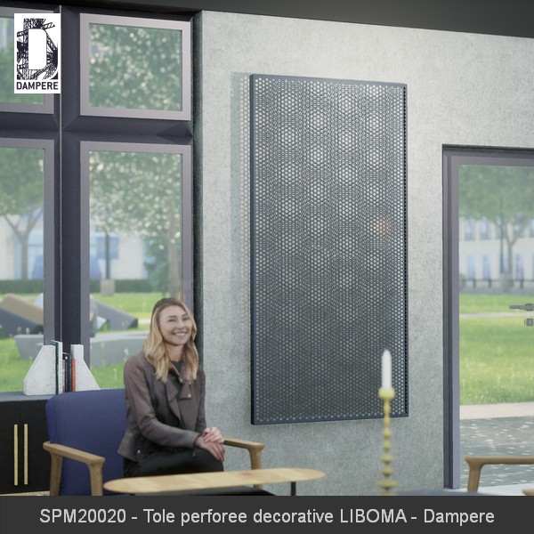 SPM20020 Tole perforee decorative LIBOMA Dampere