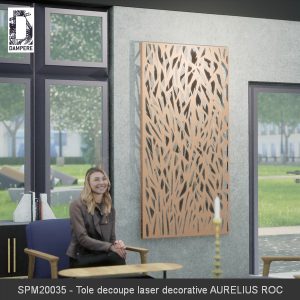 SPM20035 Tole decoupe laser decorative AURELIUS ROC