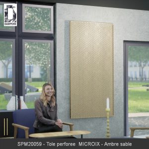 SPM20059 Tole perforee MICROIX Ambre sable