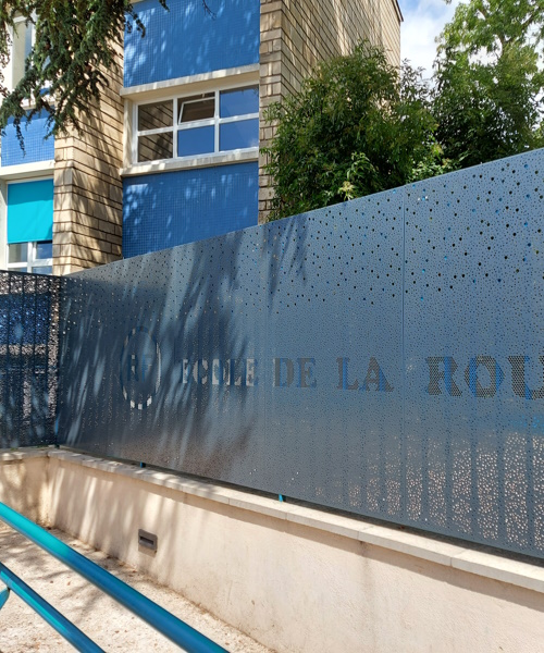 Cloture Ecole de la roue Dampere