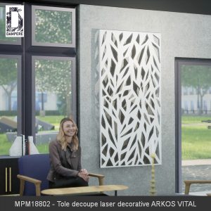 MPM18802 Tole decoupe laser decorative ARKOS VITAL