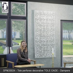 SPM20024 Tole perforee decorative TOLE CADE Dampere