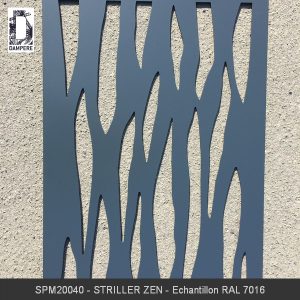 SPM20040 STRILLER ZEN Echantillon RAL 7016